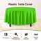 Exquisite Disposable Round Plastic Tablecloths – 12 Pack 84" Disposable Table Cloths – Indoor/Outdoor Party Tablecloth – Round Plastic Table Cover for Events & Party Supplies